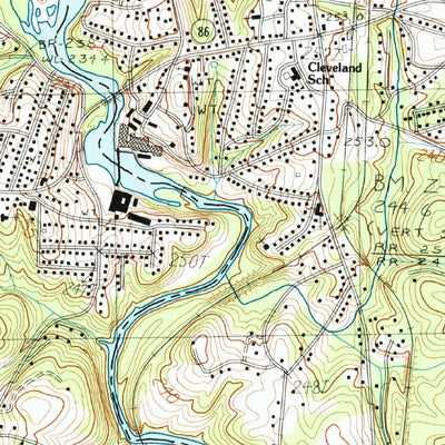 United States Geological Survey Pelzer, SC (1983, 24000-Scale) digital map