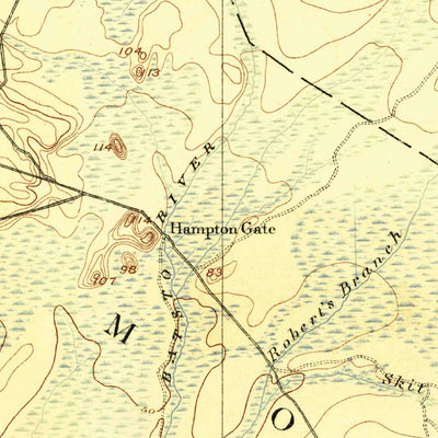 United States Geological Survey Pemberton, NJ (1888, 62500-Scale) digital map