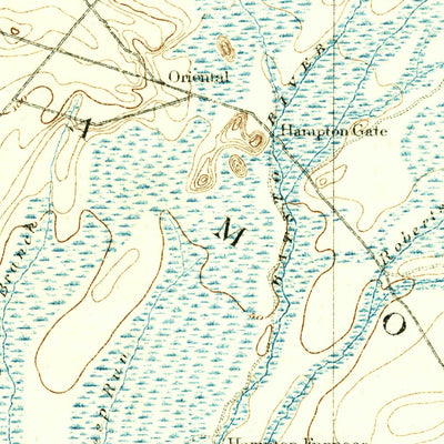 United States Geological Survey Pemberton, NJ (1898, 62500-Scale) digital map