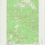 United States Geological Survey Pembine, WI (1982, 24000-Scale) digital map