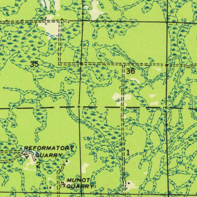 United States Geological Survey Pembine, WI-MI (1939, 48000-Scale) digital map