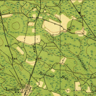 United States Geological Survey Pembroke, GA (1920, 62500-Scale) digital map
