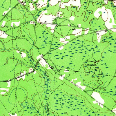 United States Geological Survey Pembroke, GA (1948, 62500-Scale) digital map