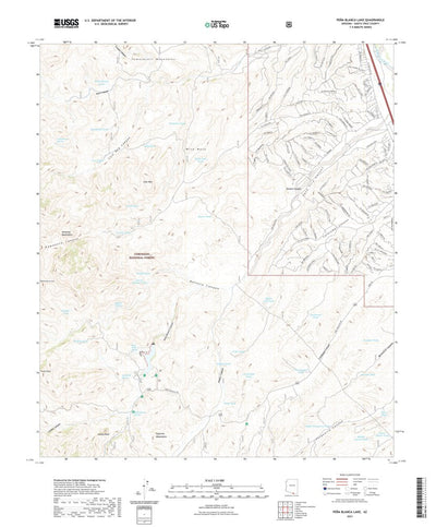 United States Geological Survey Pena Blanca Lake, AZ (2021, 24000-Scale) digital map