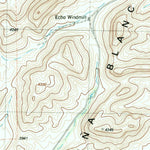 United States Geological Survey Pena Blanca Mountains, TX (1983, 24000-Scale) digital map