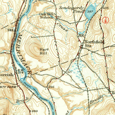 United States Geological Survey Penacook, NH (1927, 62500-Scale) digital map