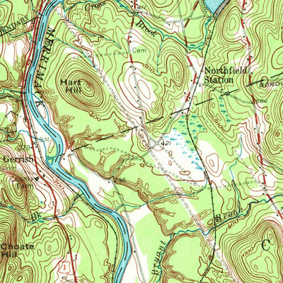 United States Geological Survey Penacook, NH (1956, 62500-Scale) digital map