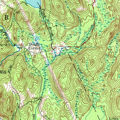 United States Geological Survey Penacook, NH (1956, 62500-Scale) digital map