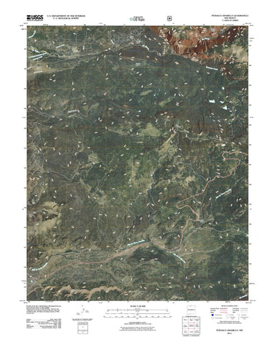 United States Geological Survey Penasco Amarillo, NM (2011, 24000-Scale) digital map