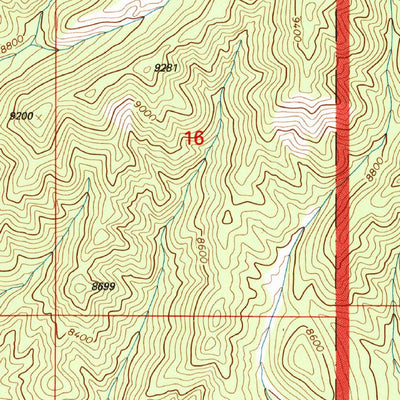 United States Geological Survey Penasco, NM (1995, 24000-Scale) digital map