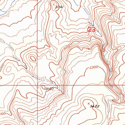 United States Geological Survey Pence Butte, ID (1948, 24000-Scale) digital map
