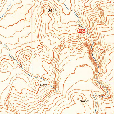 United States Geological Survey Pence Butte, ID (1949, 24000-Scale) digital map