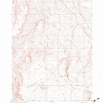 United States Geological Survey Pence Butte, ID (1976, 24000-Scale) digital map