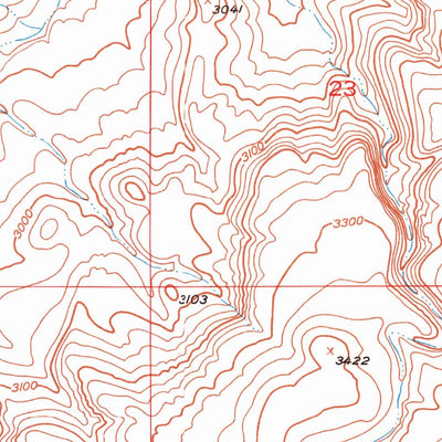 United States Geological Survey Pence Butte, ID (1976, 24000-Scale) digital map