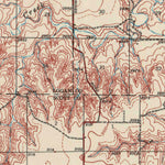 United States Geological Survey Pence, KS (1939, 62500-Scale) digital map