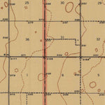 United States Geological Survey Pence, KS (1941, 62500-Scale) digital map
