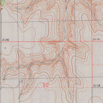 United States Geological Survey Pence, KS (1976, 24000-Scale) digital map