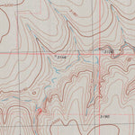 United States Geological Survey Pence NW, KS (1976, 24000-Scale) digital map