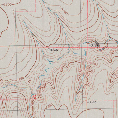 United States Geological Survey Pence NW, KS (1976, 24000-Scale) digital map