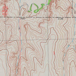 United States Geological Survey Pence NW, KS (1976, 24000-Scale) digital map