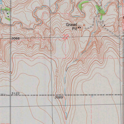 United States Geological Survey Pence SE, KS (1978, 24000-Scale) digital map