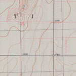 United States Geological Survey Pence SW, KS (1976, 24000-Scale) digital map