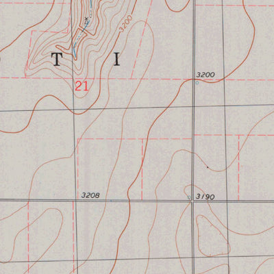 United States Geological Survey Pence SW, KS (1976, 24000-Scale) digital map