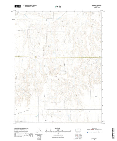 United States Geological Survey Pendennis, KS (2022, 24000-Scale) digital map