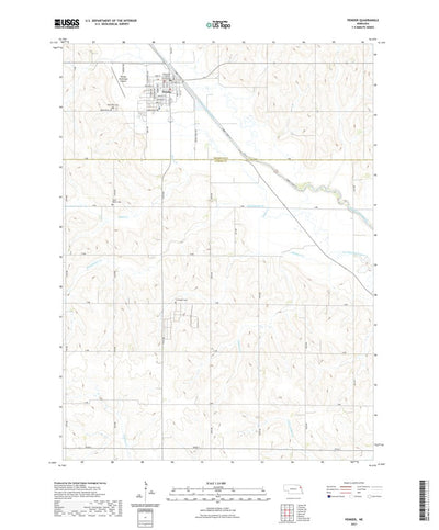 United States Geological Survey Pender, NE (2021, 24000-Scale) digital map