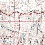 United States Geological Survey Pendleton, OR-WA (1953, 250000-Scale) digital map