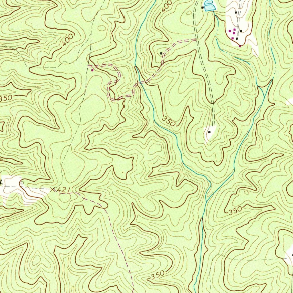 Section Map Pendleton Pendleton, VA (1968, 24000-Scale) Map by United States Geological ...