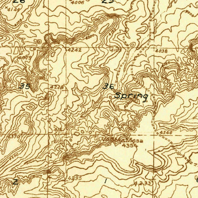 United States Geological Survey Pendroy, MT (1936, 48000-Scale) digital map