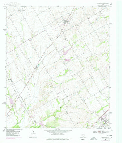 United States Geological Survey Penelope, TX (1956, 24000-Scale) digital map