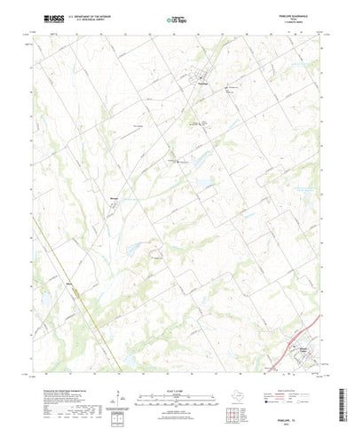United States Geological Survey Penelope, TX (2022, 24000-Scale) digital map