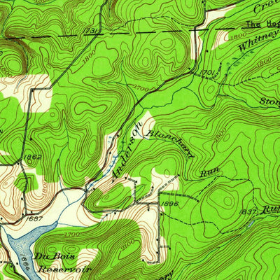 United States Geological Survey Penfield, PA (1929, 62500-Scale) digital map