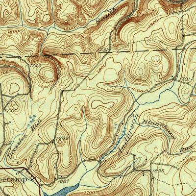 United States Geological Survey Penfield, PA (1932, 62500-Scale) digital map