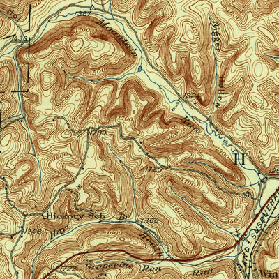 United States Geological Survey Penfield, PA (1932, 62500-Scale) digital map