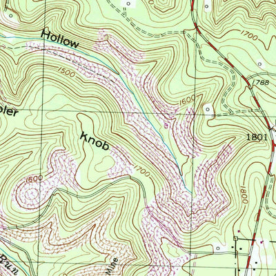 United States Geological Survey Penfield, PA (1993, 24000-Scale) digital map