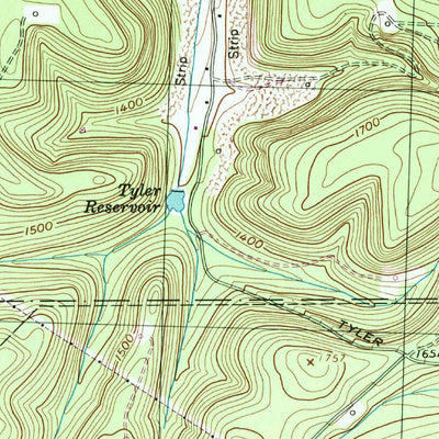 United States Geological Survey Penfield, PA (1993, 24000-Scale) digital map