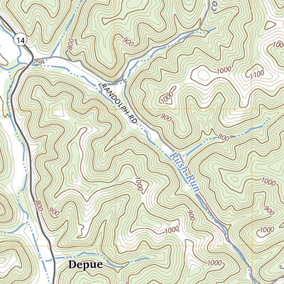 United States Geological Survey Peniel, WV (2023, 24000-Scale) digital map