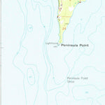 United States Geological Survey Peninsula Point, MI (1958, 62500-Scale) digital map