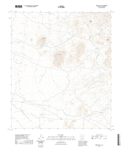 United States Geological Survey Penitas Hills, AZ (2021, 24000-Scale) digital map