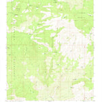 United States Geological Survey Penitentiary Mountain, AZ (1980, 24000-Scale) digital map