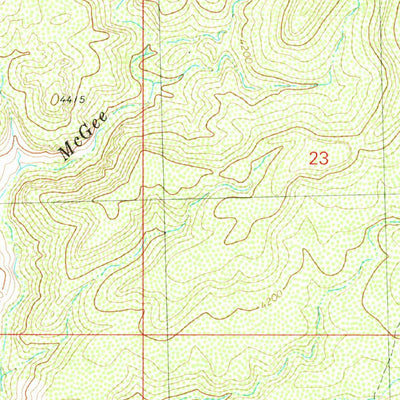United States Geological Survey Penitentiary Mountain, AZ (1980, 24000-Scale) digital map