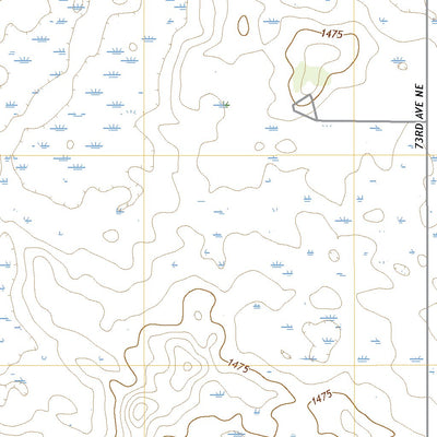 United States Geological Survey Penn, ND (2020, 24000-Scale) digital map