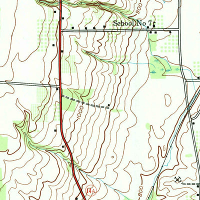 United States Geological Survey Penn Yan, NY (1942, 24000-Scale) digital map