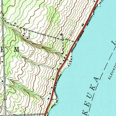 United States Geological Survey Penn Yan, NY (1942, 24000-Scale) digital map