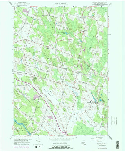 United States Geological Survey Pennellville, NY (1956, 24000-Scale) digital map