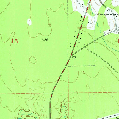 United States Geological Survey Pennington, AL (1978, 24000-Scale) digital map