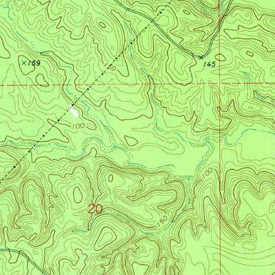 United States Geological Survey Pennington, AL (1978, 24000-Scale) digital map